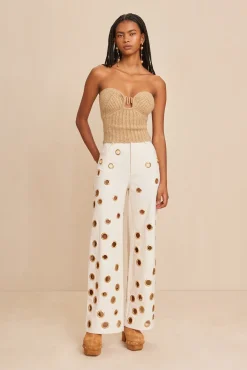 ELLISON KNIT TOP - CHAMPAGNE MELANGE