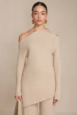 ELORY KNIT TOP - TAWN