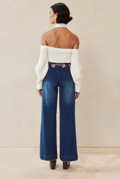 ELYSE KNIT TOP - OFF WHITE