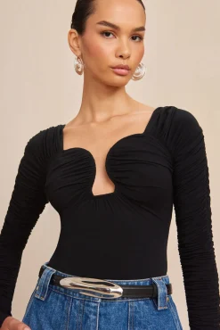 ESMA BODYSUIT - BLACK