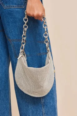 ESTRELLA MINI SHOULDER BAG - CLEAR RHINESTONE