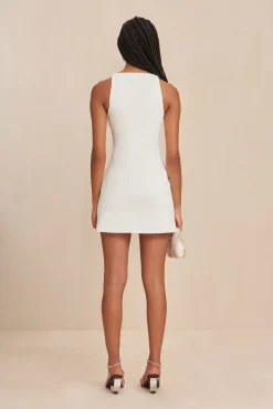 FRANCO KNIT DRESS - OFF WHITE