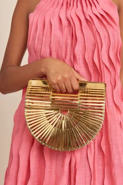 GAIA`S ARK MINI BAG - SHINY BRASS
