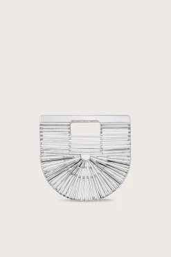 GAIA`S ARK MINI BAG - SHINY SILVER