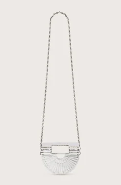 GAIA`S ARK NANO CROSSBODY BAG - SHINY SILVER