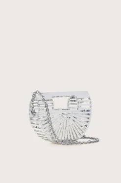 GAIA`S ARK NANO CROSSBODY BAG - SHINY SILVER