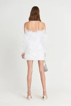 GAIA'S FEATHER GLOVES - OFF WHITE