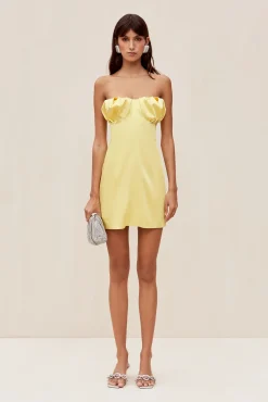 GIANA DRESS - LEMON SORBET