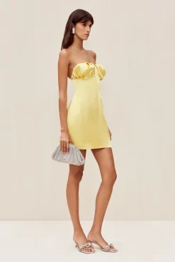 GIANA DRESS - LEMON SORBET