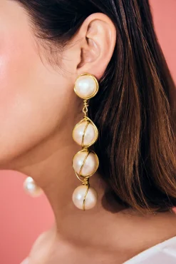 GIGA EARRING - PEARL
