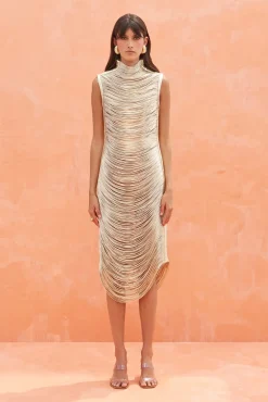HEIDI DRESS - GOLD