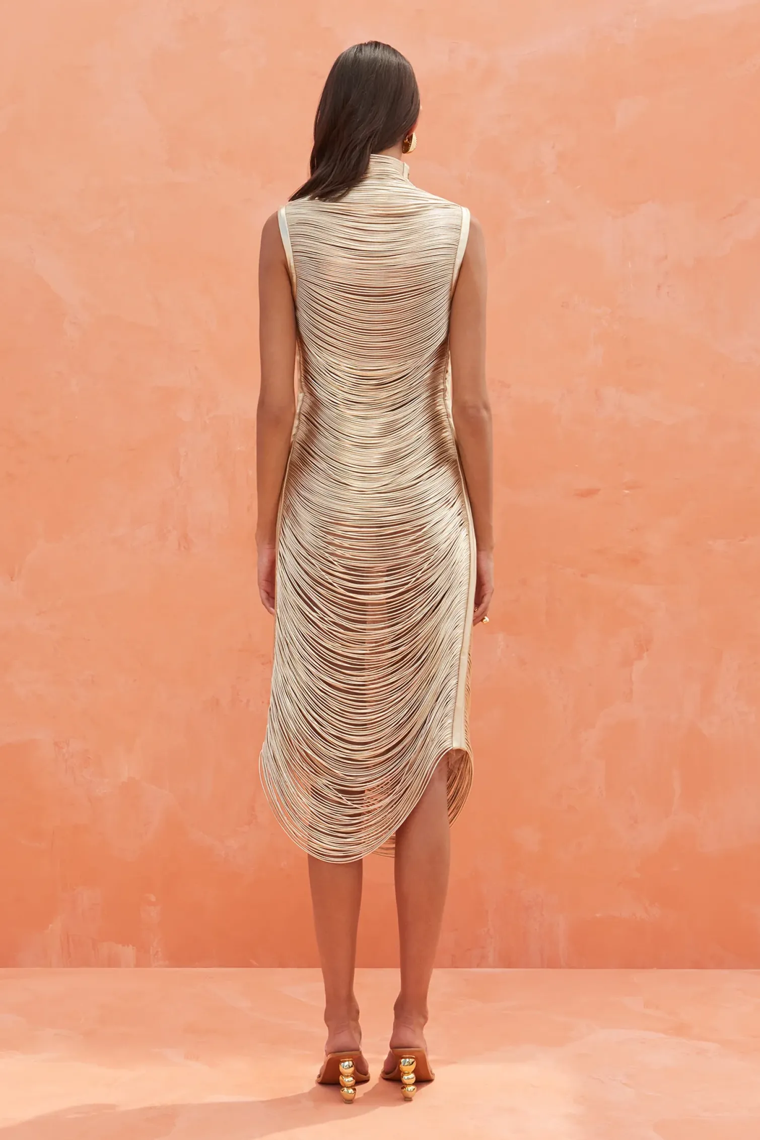 HEIDI DRESS - GOLD