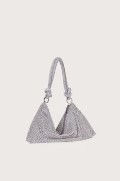 HERA MINI RHINESTONE SHOULDER BAG - CLEAR