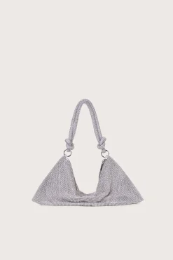 HERA MINI RHINESTONE SHOULDER BAG - CLEAR