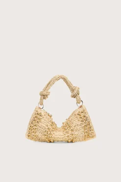 HERA NANO SHOULDER BAG - NATURAL RAFFIA