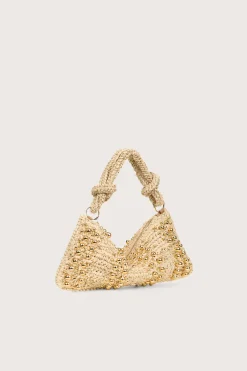 HERA NANO SHOULDER BAG - NATURAL RAFFIA