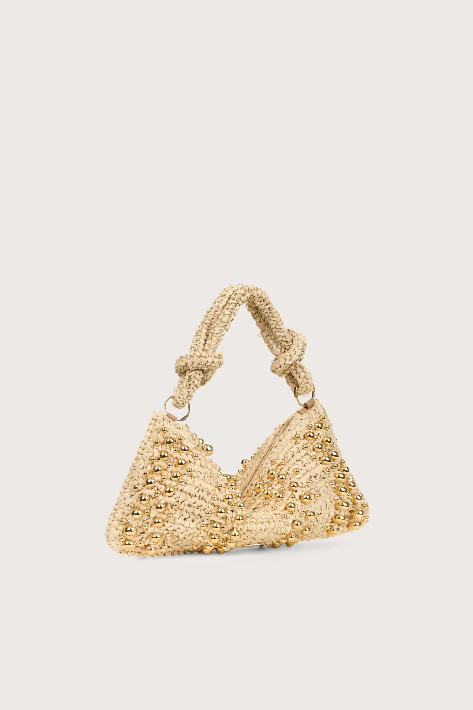 HERA NANO SHOULDER BAG - NATURAL RAFFIA