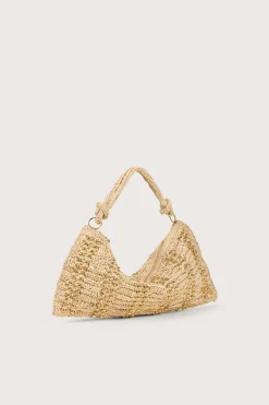 HERA SHOULDER BAG - NATURAL RAFFIA