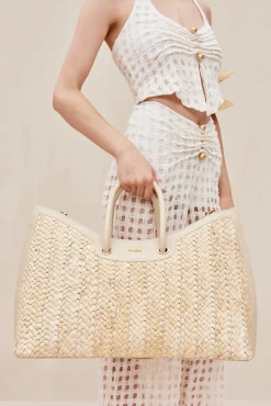 IDALIA WEEKENDER BAG - NATURAL