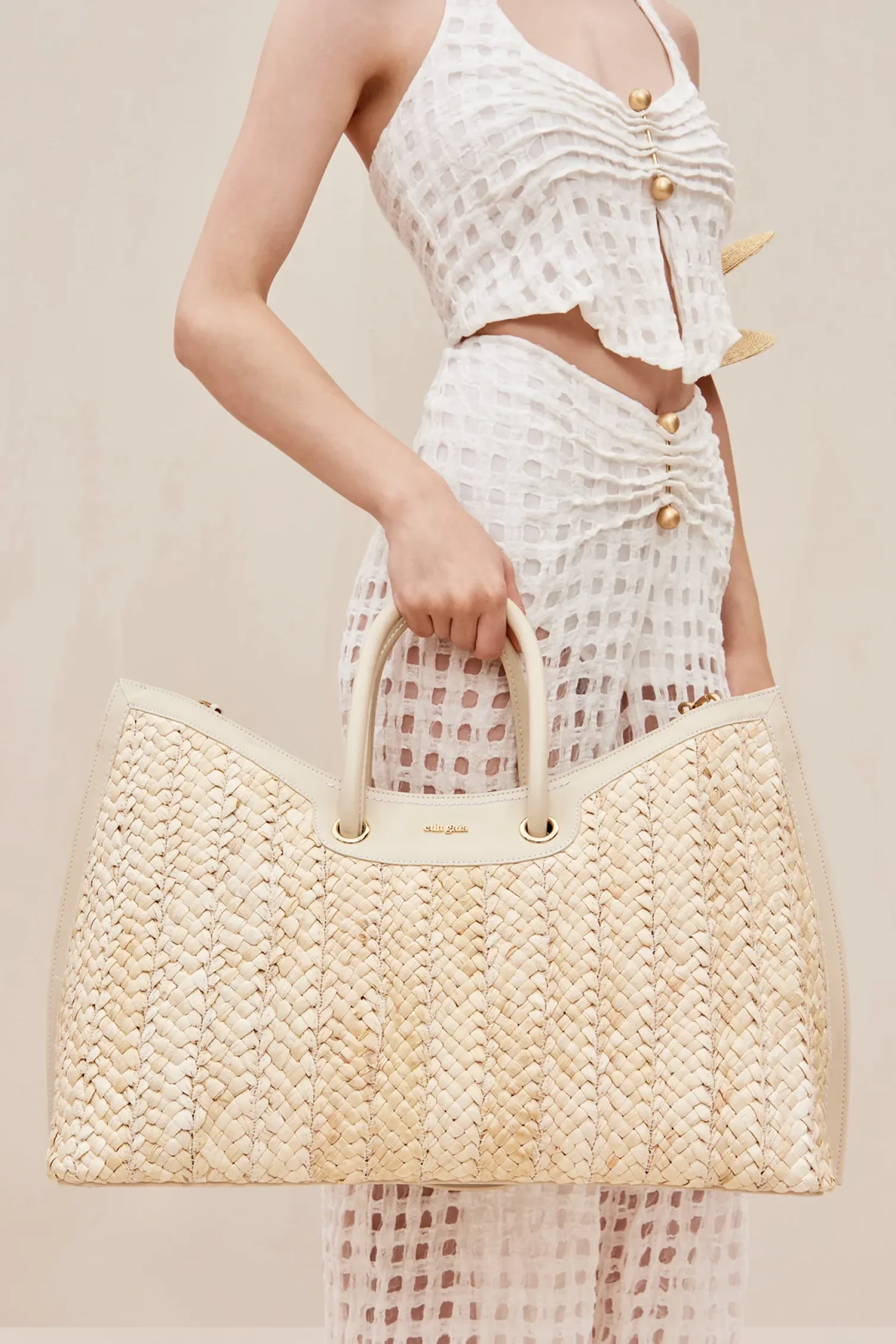 IDALIA WEEKENDER BAG - NATURAL