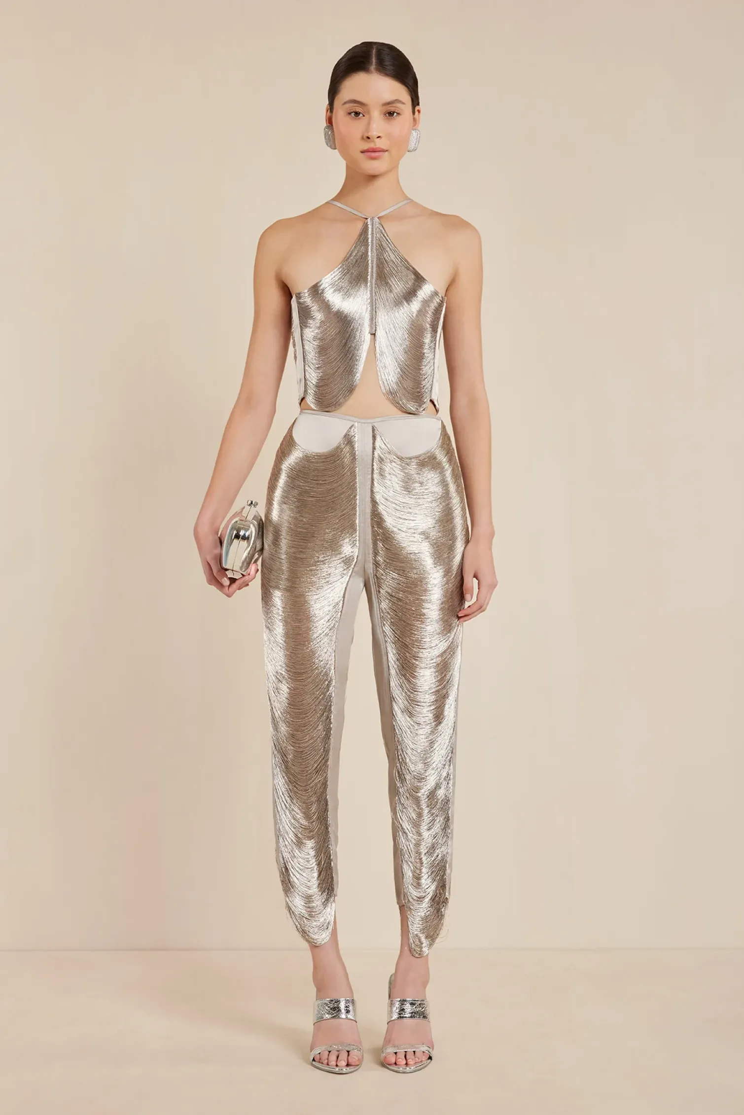 ILLARIA PANT - SILVER
