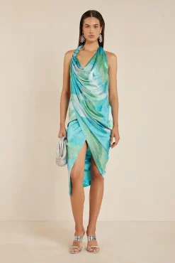 ILUKA DRESS - LANDSCAPE PRINT