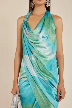 ILUKA DRESS - LANDSCAPE PRINT
