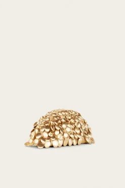 JAALA MINI CLUTCH - BRUSHED BRASS
