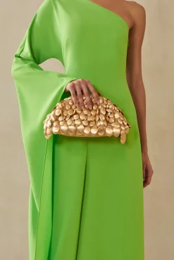 JAALA MINI CLUTCH - BRUSHED BRASS