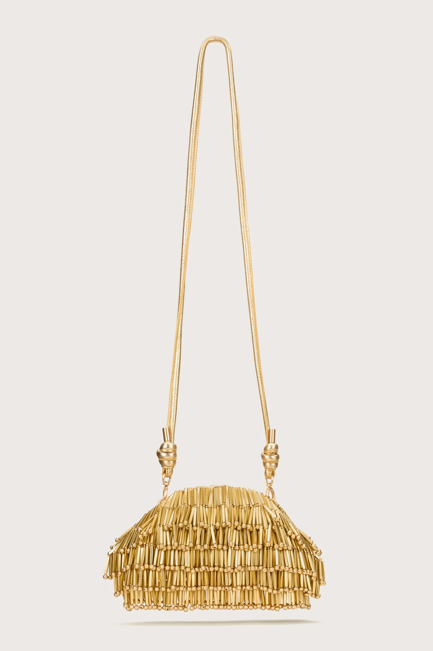 JAALA NANO CROSSBODY BAG - BRUSHED BRASS