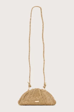 JAALA NANO RHINESTONE CLUTCH - CHAMPAGNE