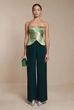 JACE TOP - SPEARMINT METALLIC