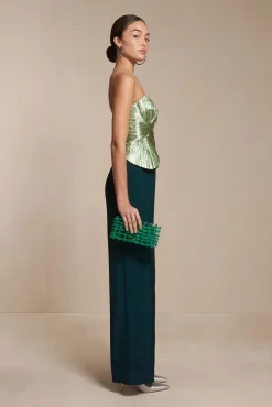 JACE TOP - SPEARMINT METALLIC