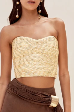 JACIRA TOP - NATURAL RAFFIA