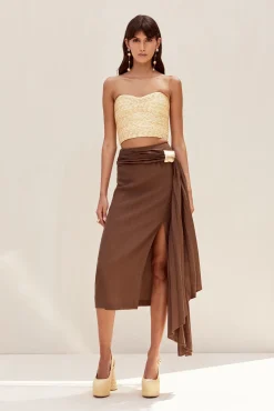 JACIRA TOP - NATURAL RAFFIA