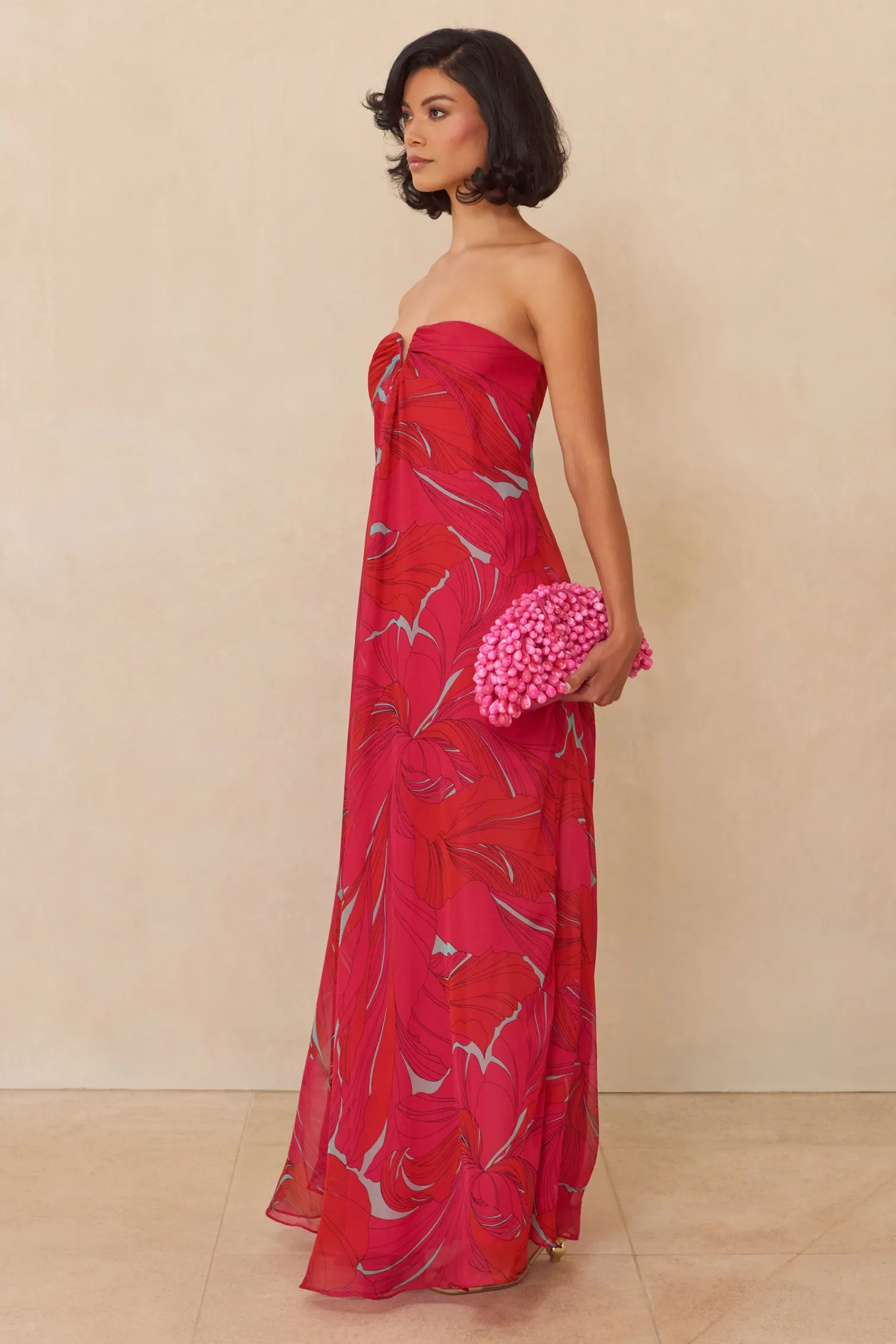 JANELLE GOWN - CHANTARELLE PINK