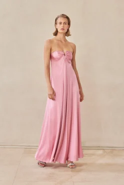 JANELLE GOWN - SHELL PINK