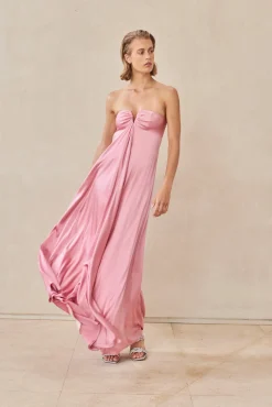 JANELLE GOWN - SHELL PINK