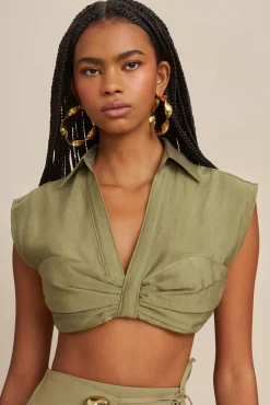 JANETTE TOP - TEA