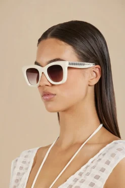 JULI SUNGLASSES - OFF WHITE