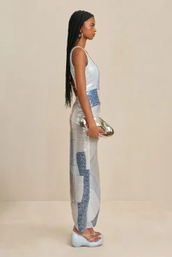 JUNIE DRESS - BLUE MULTI