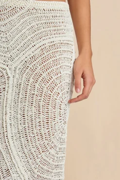 KIRA CROCHET DRESS - OFF WHITE
