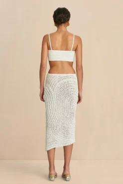 KIRA CROCHET DRESS - OFF WHITE