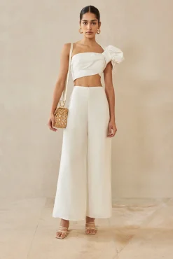 KORA PANT - OFF WHITE LINEN