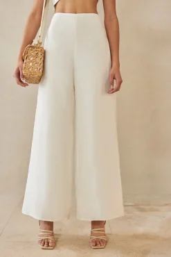 KORA PANT - OFF WHITE LINEN