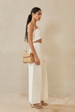 KORA PANT - OFF WHITE LINEN