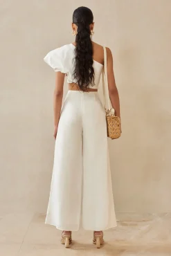 KORA PANT - OFF WHITE LINEN