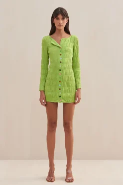 LAFINA DRESS - LIME