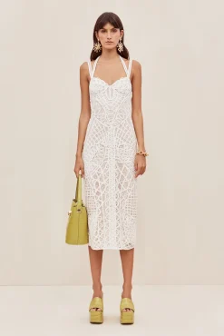 LOUISE DRESS - OFF WHITE