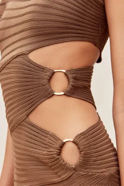 LURENZ KNIT DRESS - AFFOGATO